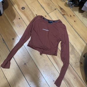 Alphalete cropped long sleeve